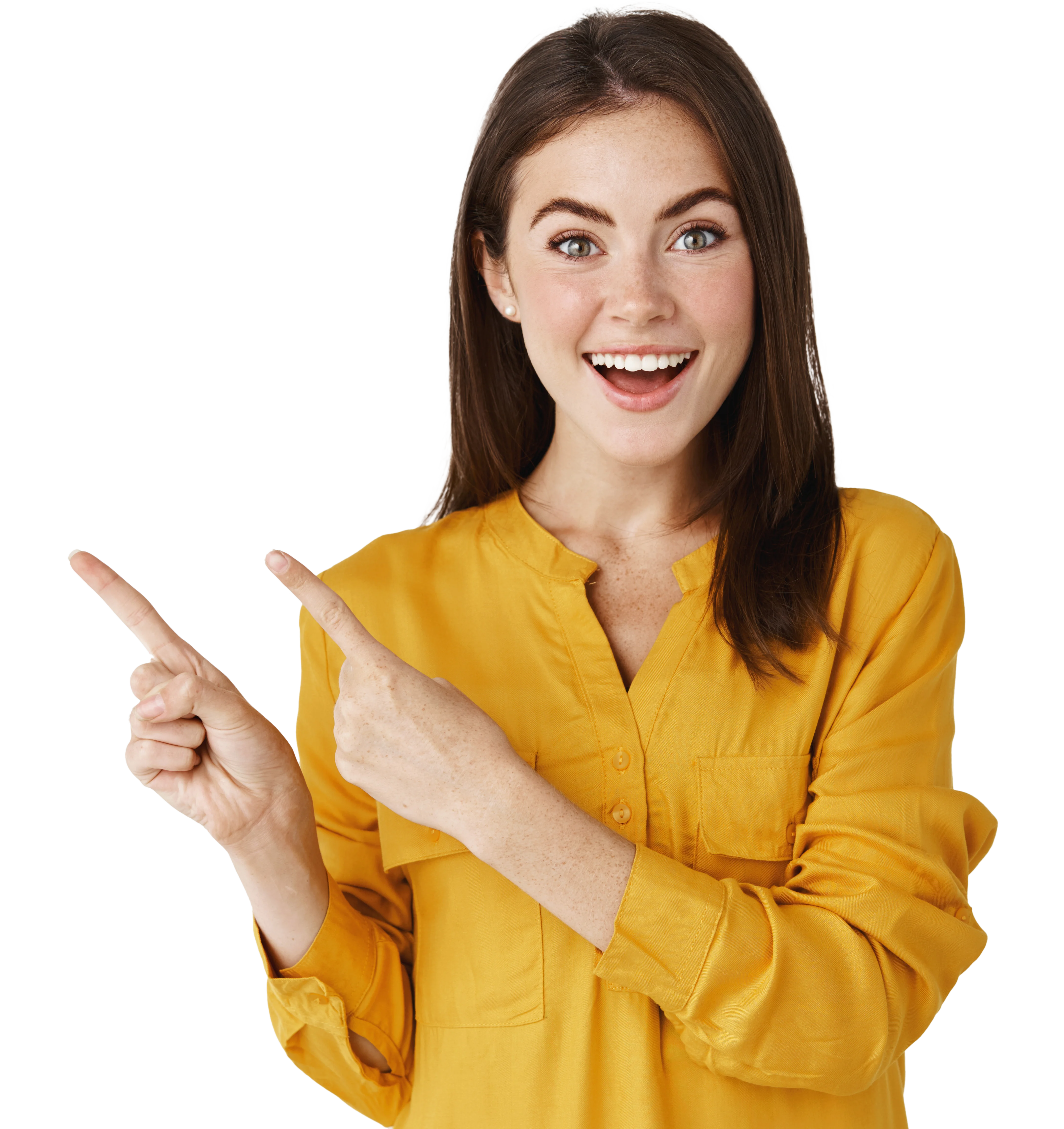 Woman celebrating financial freedom with arms raised
